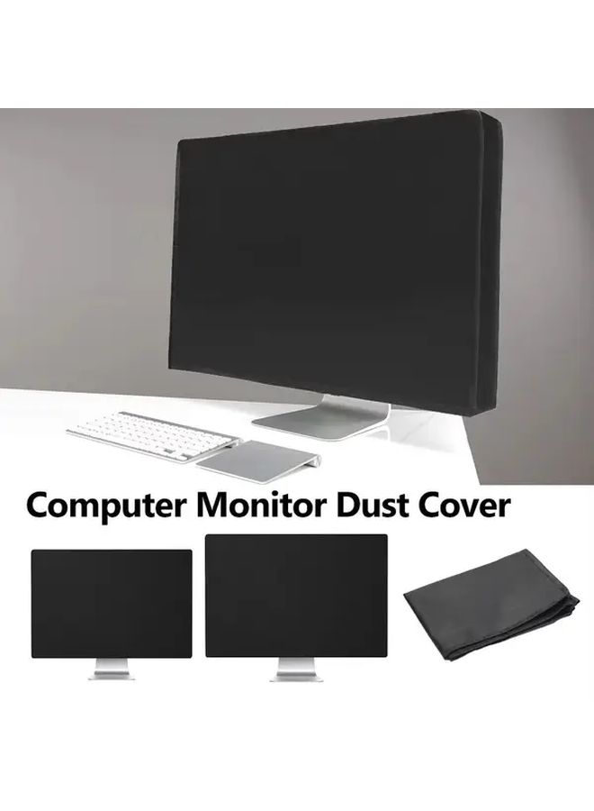 1pc Black Oxford Cloth Computer Monitor Dust Cover 20 87 X 13 78 X 3 54 Inch Thickened Anti Wear Durable For Desktop Laptops And Monitors Protects Against Dust Scratches Spills Laptop Protection - Image 1