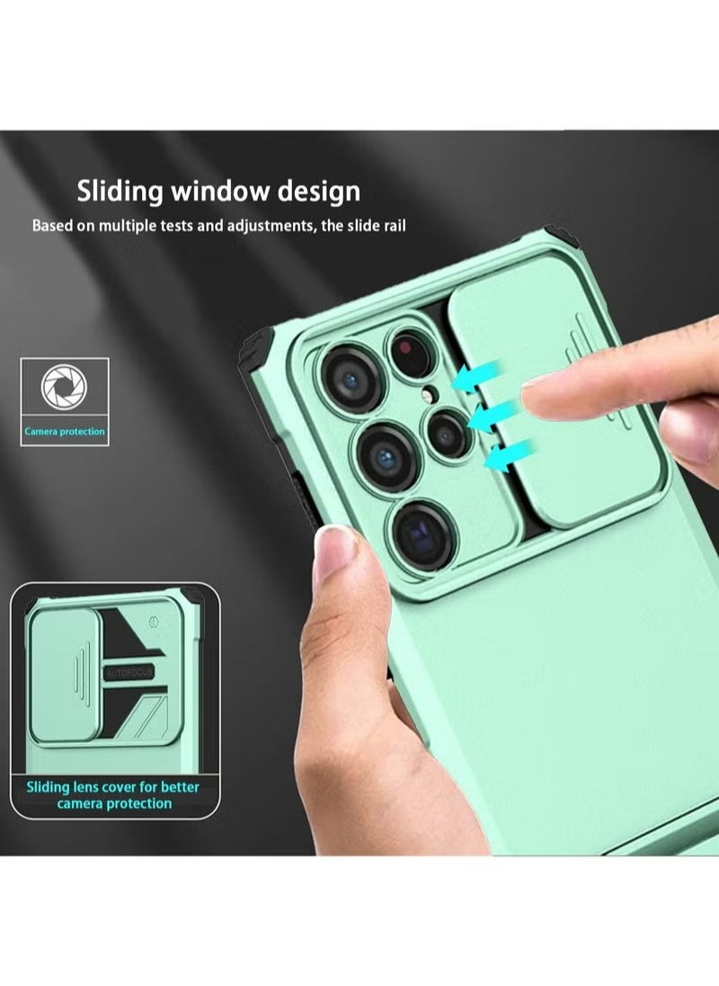X-level - Samsung Galaxy S23 Ultra Case Cover Accessories With Slide Camera Cover With Military-Grade Shockproof Phone Case With Kickstand Protective Cover For Samsung S23 Ultra 5G - Image 1