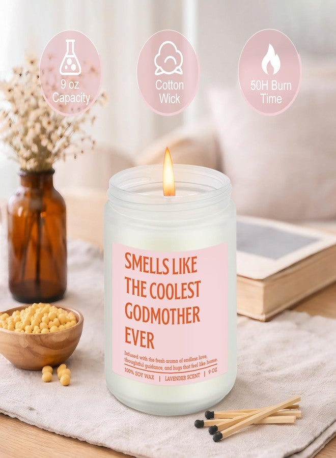 LEADO Candle, Godmother Gifts - God Mother Proposal, Mothers Day, Birthday Gifts for Godmother - Funny God Mom Appreciation Present from Godchild - Will You Be My Godmom, Baptism, Christening Ideas - Image 3