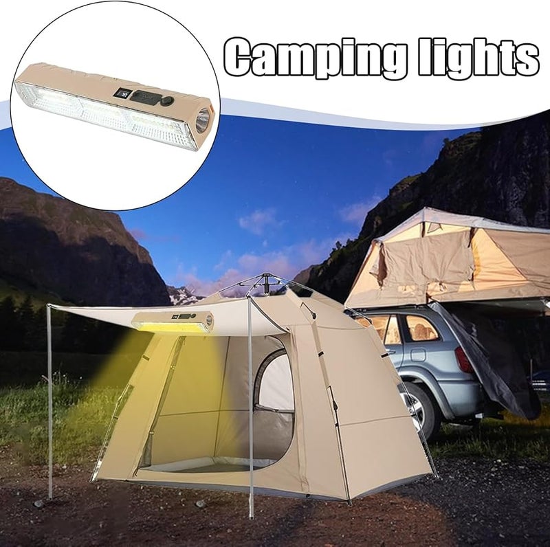 شريط إل إي دي مغناطيسي قابل لإعادة الشحن عبر منفذ USB، مصباح عملي مقاوم للماء للتركيب تحت الخزائن، مناسب للكراج والمطبخ والتخييم - Image 4