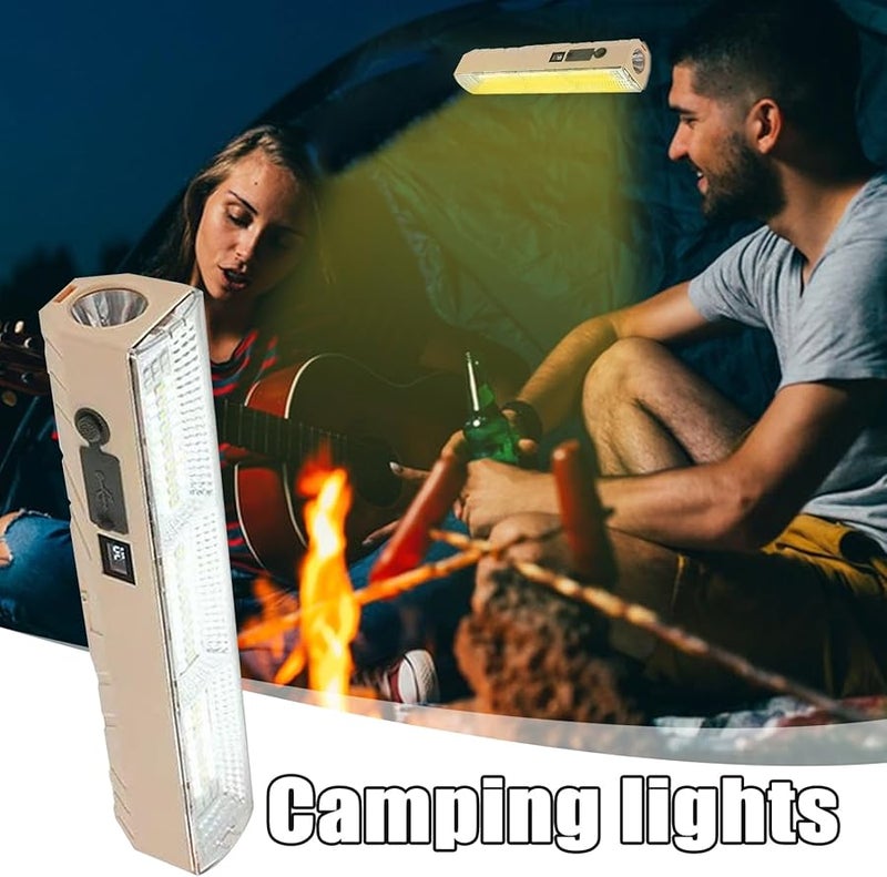 شريط إل إي دي مغناطيسي قابل لإعادة الشحن عبر منفذ USB، مصباح عملي مقاوم للماء للتركيب تحت الخزائن، مناسب للكراج والمطبخ والتخييم - Image 5