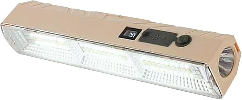 شريط إل إي دي مغناطيسي قابل لإعادة الشحن عبر منفذ USB، مصباح عملي مقاوم للماء للتركيب تحت الخزائن، مناسب للكراج والمطبخ والتخييم - Image 1