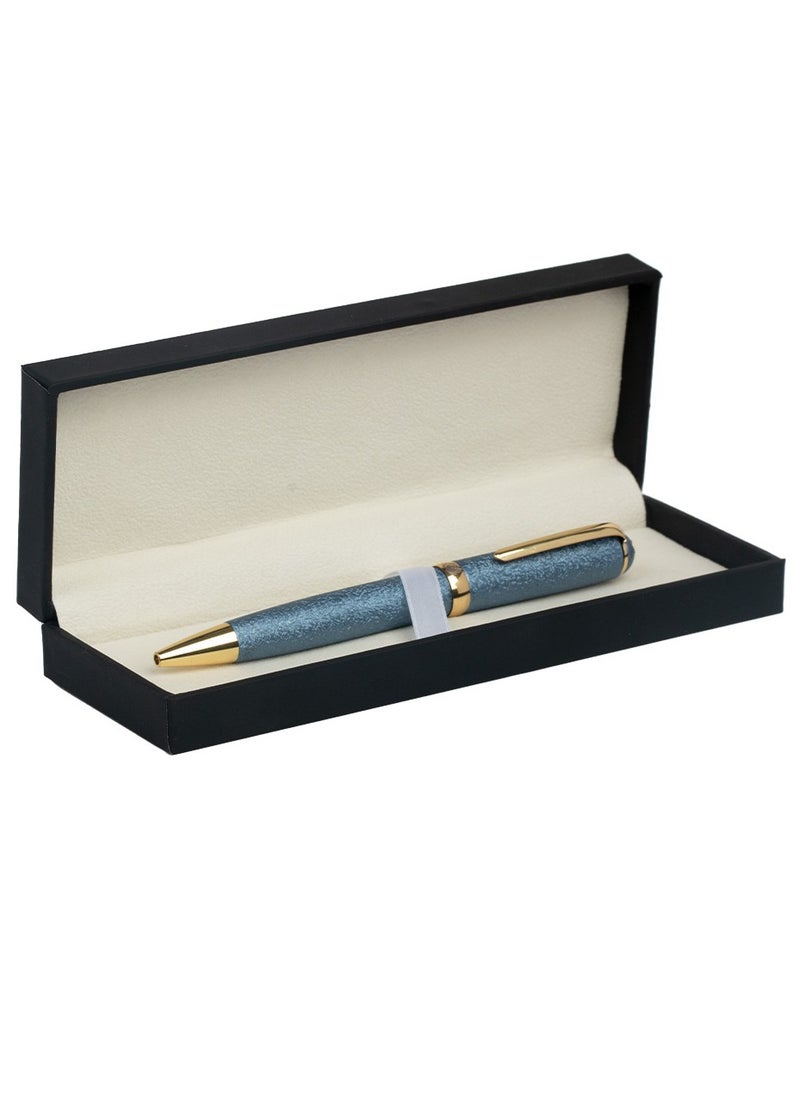 RS Men's RS pen in light blue and gold metal with blue ballpoint  - Image 5