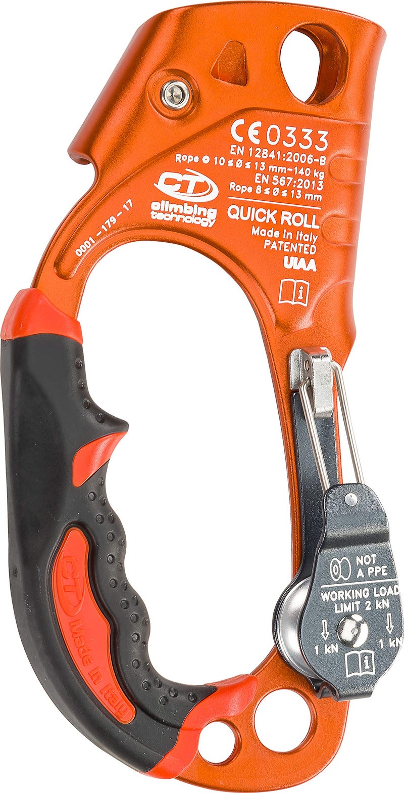 Climbing Technology Quick Roll Ascender, Right Hand, Orange - Image 1