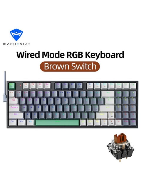 Gaming Keyboard RGB Light Mac Windows Mechanical Keyboard