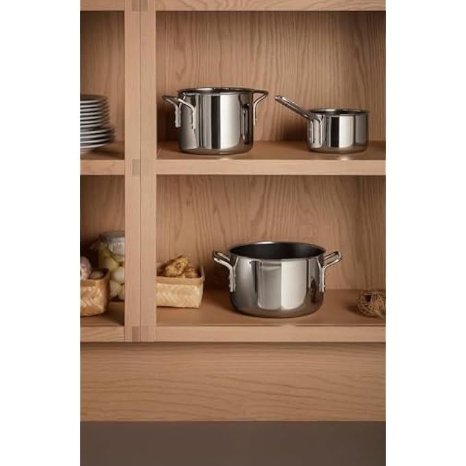 BS Eva Solo 11 L Stainless Steel Saucepan  Ceramic SlipLet NonStick Coating Durable Even Heat Distribution Dishwasher Safe Induction Compatible Stainless Steel Pot  36 L - Image 5