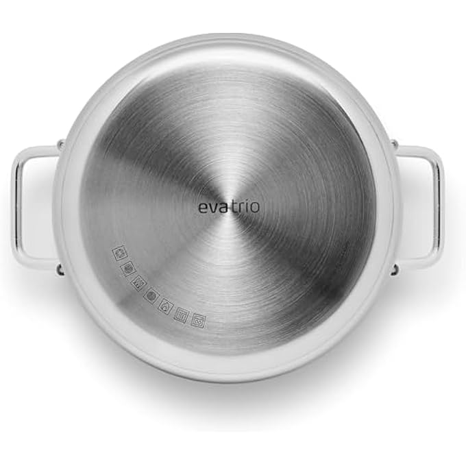 BS Eva Solo 11 L Stainless Steel Saucepan  Ceramic SlipLet NonStick Coating Durable Even Heat Distribution Dishwasher Safe Induction Compatible Stainless Steel Pot  36 L - Image 4