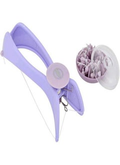 N M Z Eyebrow Face And Body Hair Threading And Removal System Tweezers For Women Purple Color 1 Pcs  - Image 1