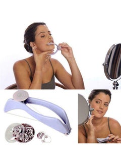 N M Z Eyebrow Face And Body Hair Threading And Removal System Tweezers For Women Purple Color 1 Pcs  - Image 4