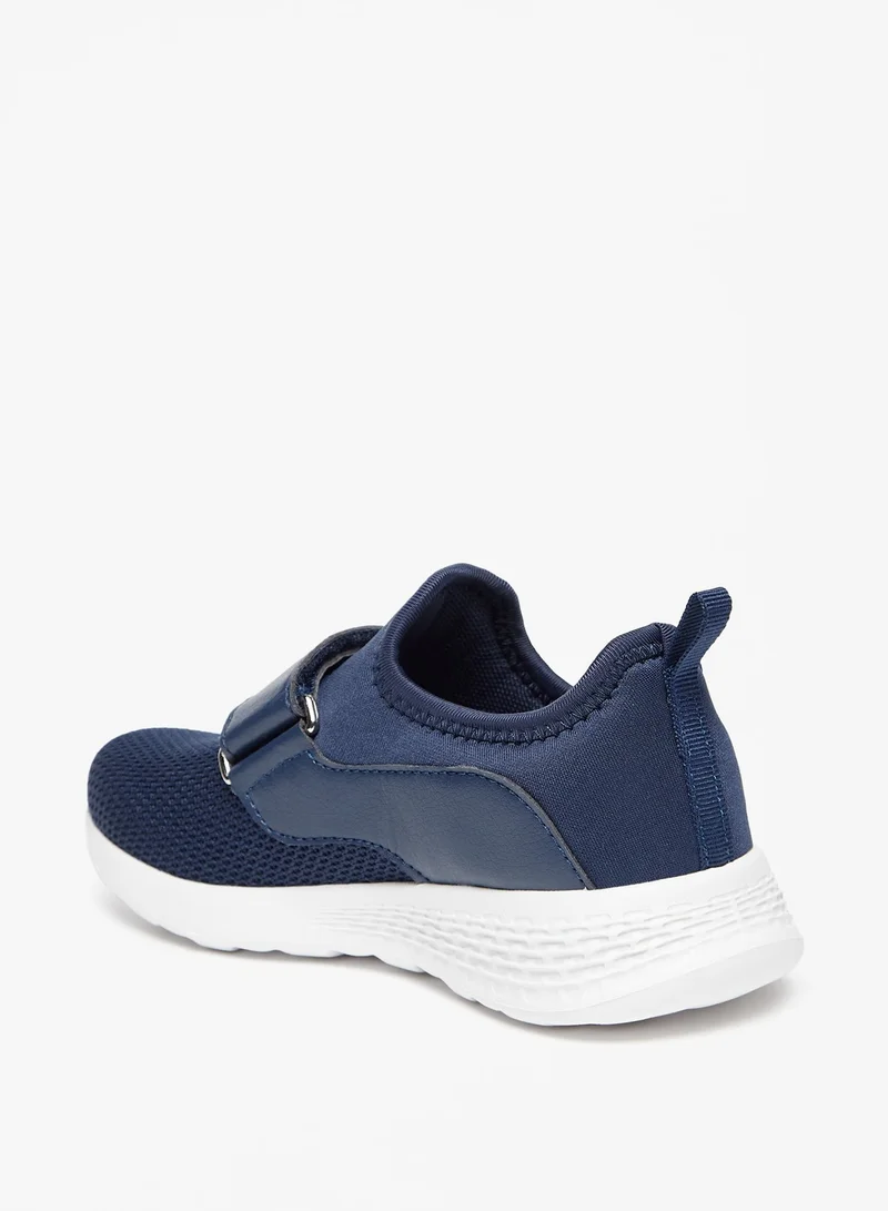 Oaklan by Shoexpress Boys Textured Sports Shoes with Hook and Loop Closure