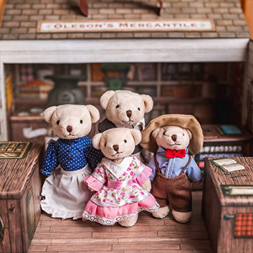 The Queen's Treasures THE QUEENS TREASURES My First Little House on The Prairie Handmade Olesons Bear Family Mercantile Play Set - Image 1