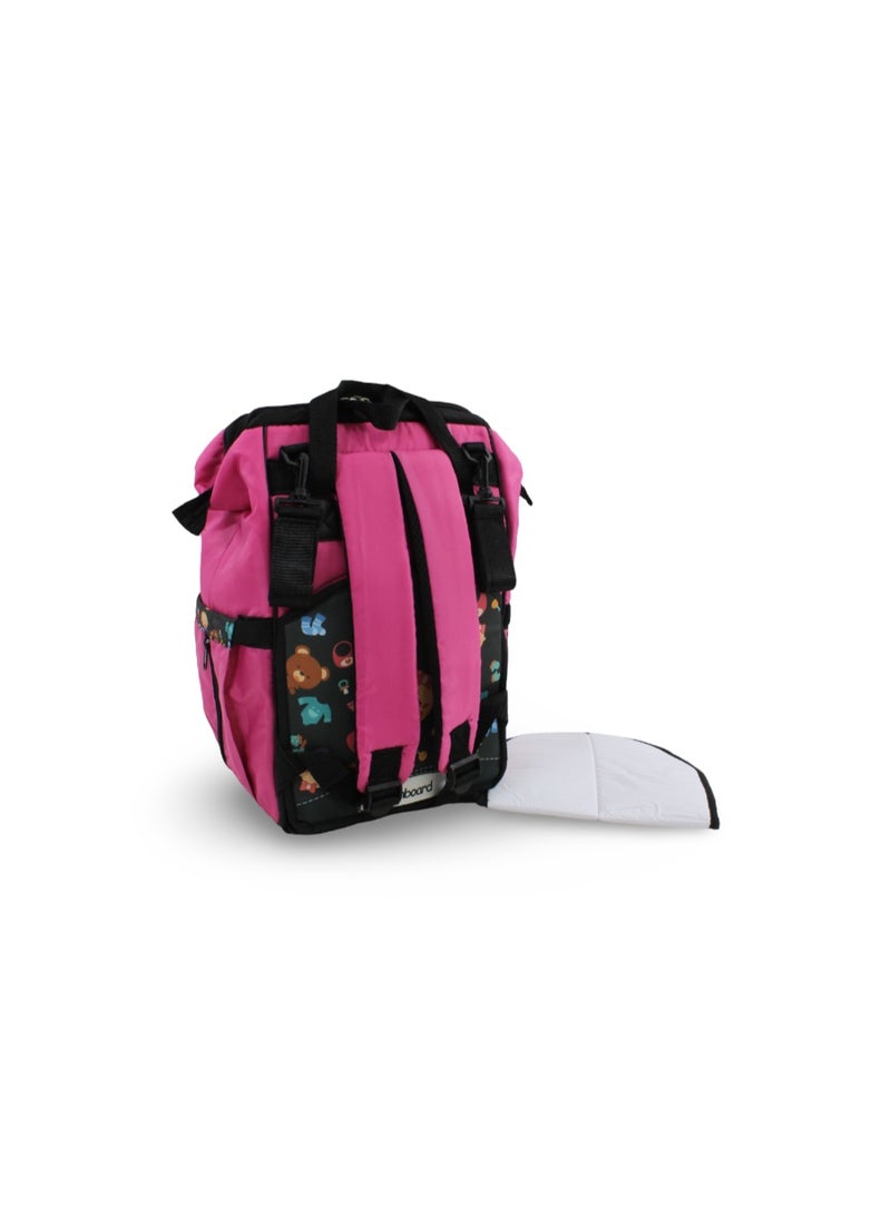 Uni Baby On Board Bag – Fuchsia & Grey - Image 2