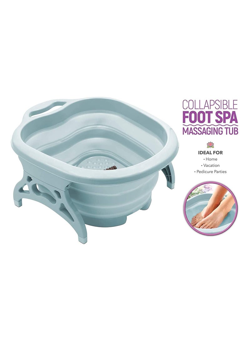 ORiTi Spa Basin For Soaking Tired Sore Feet Large Teal - Image 4