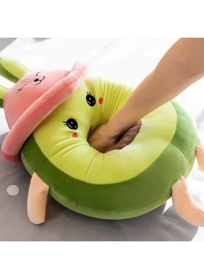 AVSHUB AVSHUB Soft Cute Avocado with Cap Pillow Cuddle Hug-able Super Soft Toys Stuffed Plush Doll Toy Fits for Home, Office, Nursery Beds, Kids Room Super Soft Toys (Size 35 Cm)  - Image 4