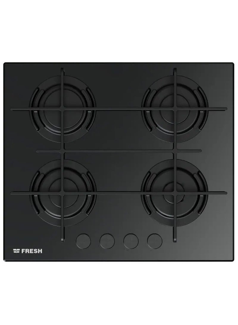 فريش مسطح فريش زجاج 60 سم اسود 9624