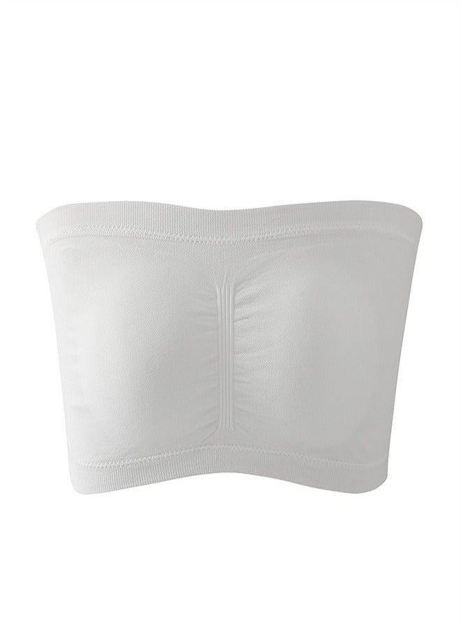 Loquat Seamless One Line Sports Bra White  - Image 1