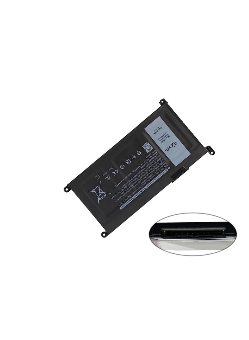 Terabyte بطارية JPFMR 42Wh 3500mAh 3 خلايا 11.4V متوافقة مع لابتوب ديل كروم بوك 5488 5493 5593 3400 3100/3100 2 في 1 سلسلة نوت بوك 0JPFMR 7MT0R 7MTOR 16DPH 7T0D3 07T0D3 P90F - Image 3