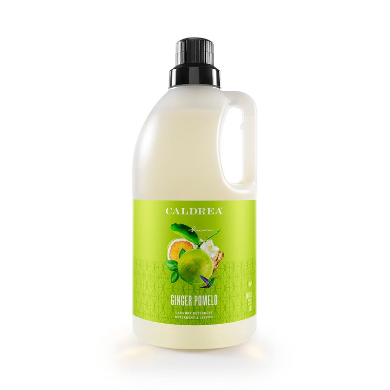 Caldrea Liquid Laundry Detergent, Effective for all Fabrics And all Temperatures, Ginger Pomelo Scent, 64 Oz - Image 1