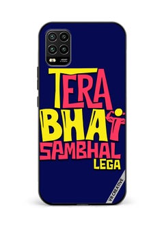 Protective Case Cover For Xiaomi Mi 10 Lite 5G Tera Bhai Sambhal Lega Hindi Quots Design Multicolour