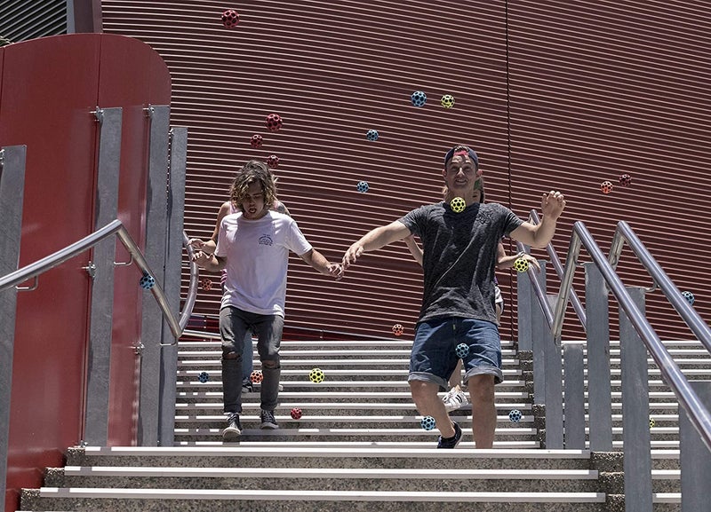 Waboba Moon Ball - Bounces Out of This World - Original Patented Design - Craters Make Pop Sounds - Easy to Grip - Color Pink - Image 5