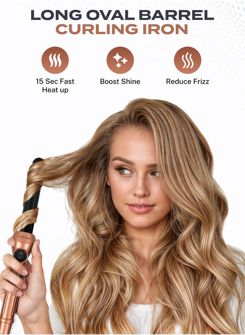 JOSE EBER Jose Eber Hair Curler Rose Gold – Premium Hair Wand for Long-Lasting, Defined Curls 25mm Hair Curler  - Image 5