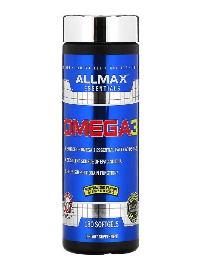 Allmax Omega 3 180 Softgels