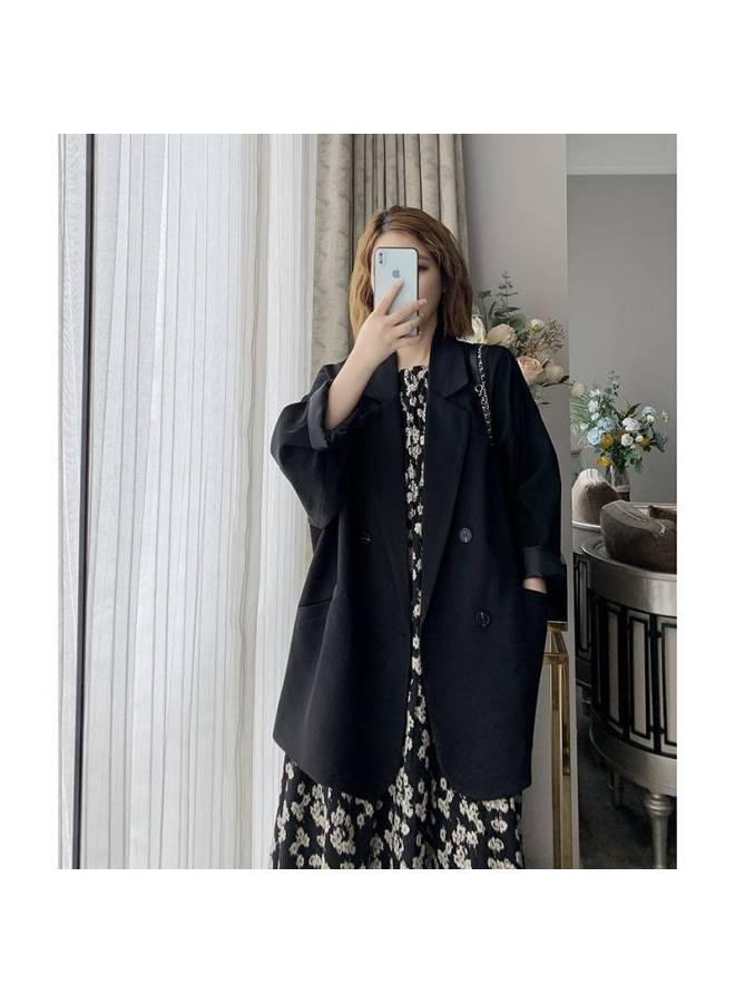 High-grade Texture Suit Jacket Women's Spring And Autumn New Korean Style Elegant Loose Small Suit Windbreaker 