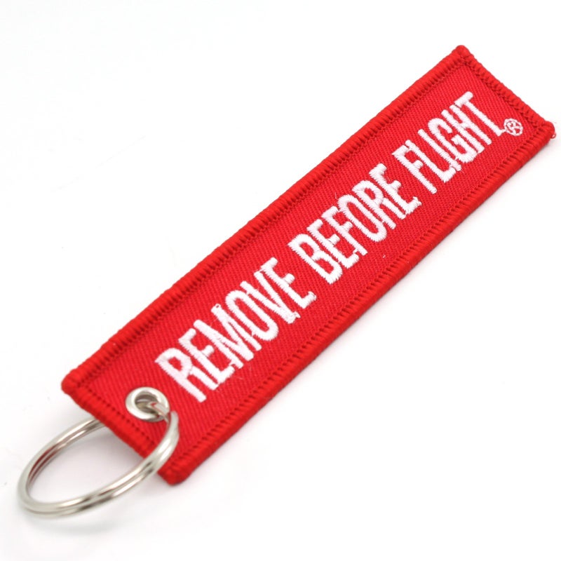 Rotary13B1 Rotary13B1 Remove Before Flight Key Chain - Red/White 1pc  - Image 1