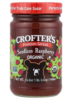 CROFTER'S ORGANIC Organic Premium Spread Seedless Raspberry 16.5 oz (468 g) 