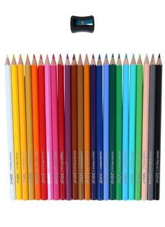 DOMS Dom's Soft Wood Colour Pencils with Free Sharpener, Art & Craft colors for kids  - Image 2