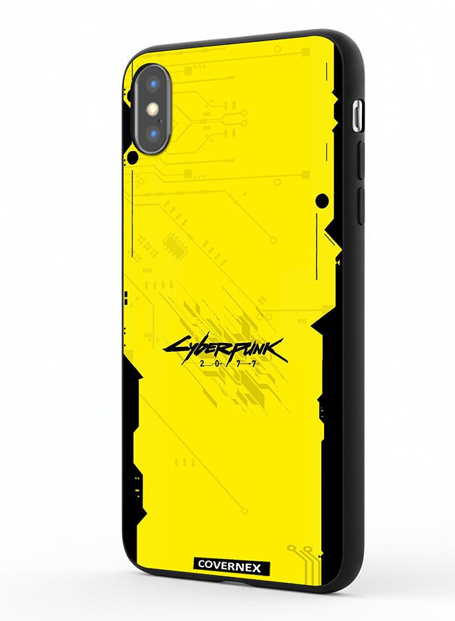 Covernex Apple iPhone Xs Protective Case Cover Printed Featuring Cyberpunk 2077 - Image 1