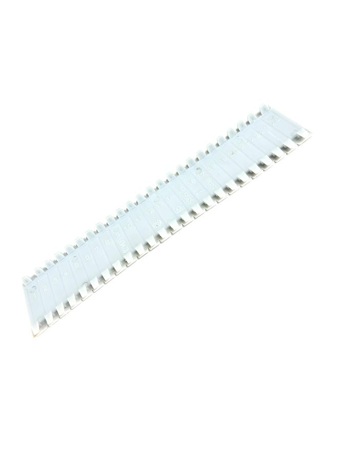 melfi MCB - DB Blanking Cover Teeth Plates Durable, Safety-first Covers For Unused Slots In Miniature Circuit Breaker Distribution Boards  - Image 4