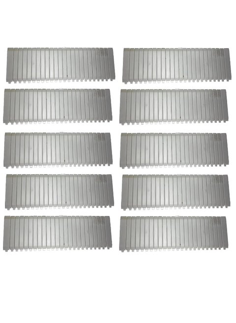 Mcb - Db Blanking Cover Teeth Plates Durable, Safety-First Covers For Unused Slots In Miniature Circuit Breaker Distribution Boards