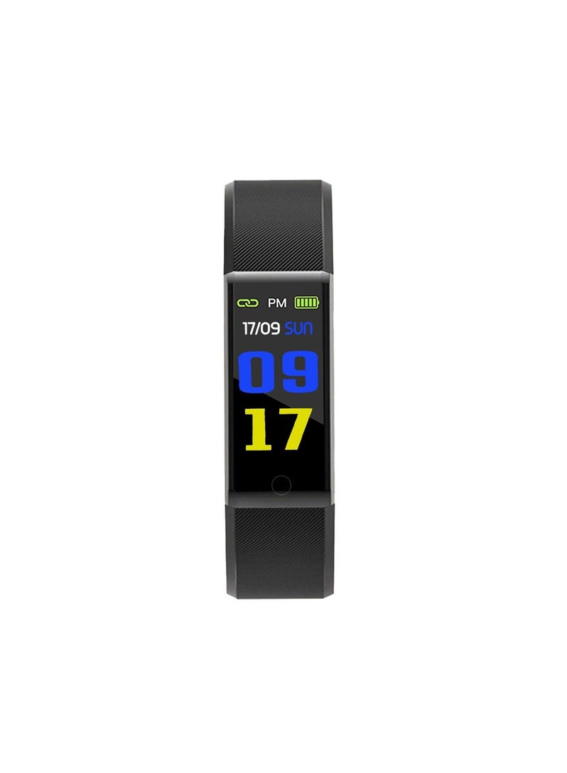 سيلي Fitness Tracker 0.69" Touch Display with Heart Rate,Sleep Monitor,Activity Tracker with Step and Calories Counter, IP67 Waterproof with Stopwatch Pedometer for Kids, Women and Men - Image 1