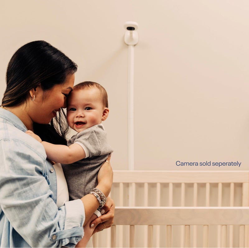 Nanit Pro Baby Monitor Wall Mount Accessory â€“ Baby Camera Wall Mount for Crib, Space-Saving Baby Monitor Holder & Camera Mount (Camera Sold Separately) - Image 3