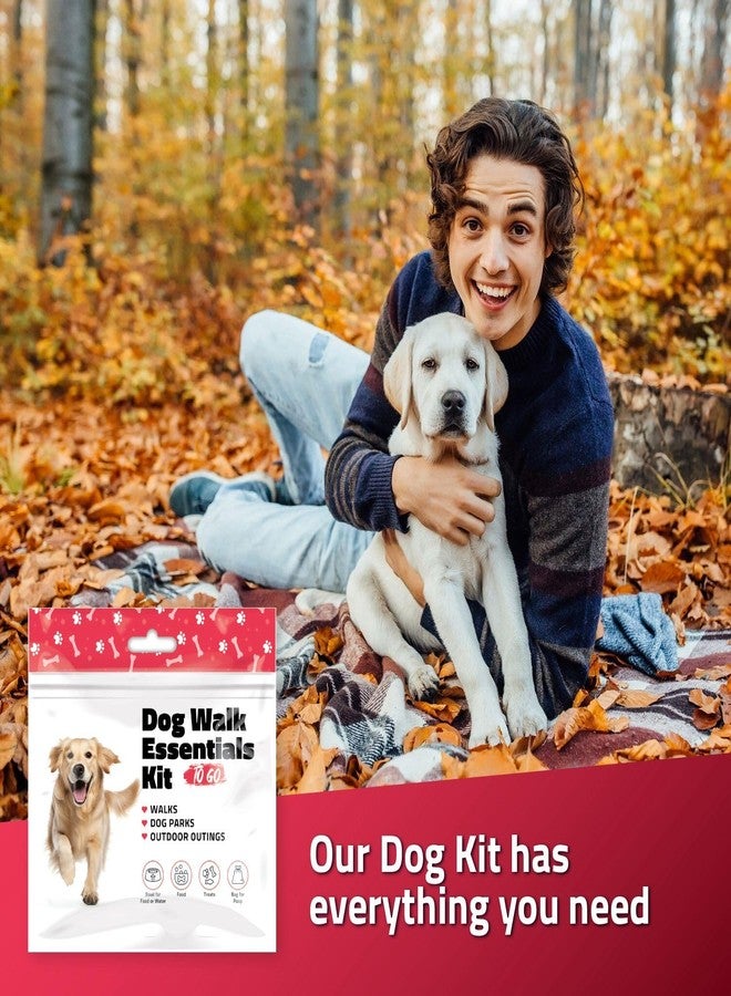 بي إتش أدفانتدج مجموعة أدوات أساسية للمشي مع الكلاب من بي إتش أدفانتج، حقيبة عناية محمولة بالحيوانات الأليفة مع وعاء طعام، ومكافآت، وأكياس نفايات (5) - Image 4