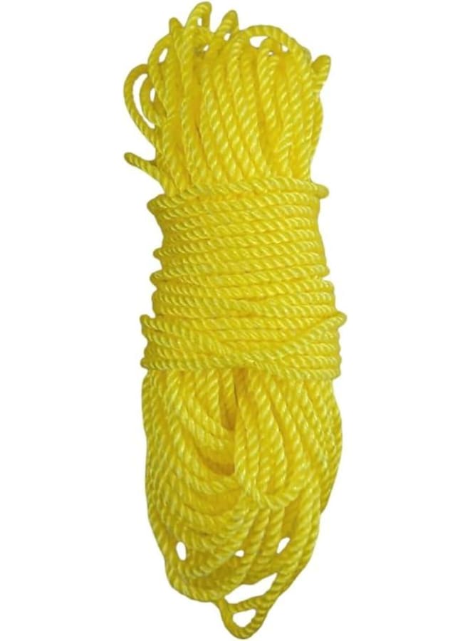 Clothesline, durability and high performance (yellow plastic 45 meters) 