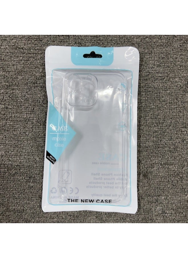 Generic - With Lens Film For Iphone 15 Phone Case Advanced Sense 14pro Hard Case Transparent For Iphone13 Protective Case-Color:All-inclusive Lens Film Mobile Phone Case [sealed Pocket]]-Applicable Model:For Iphone 11promax - Image 1