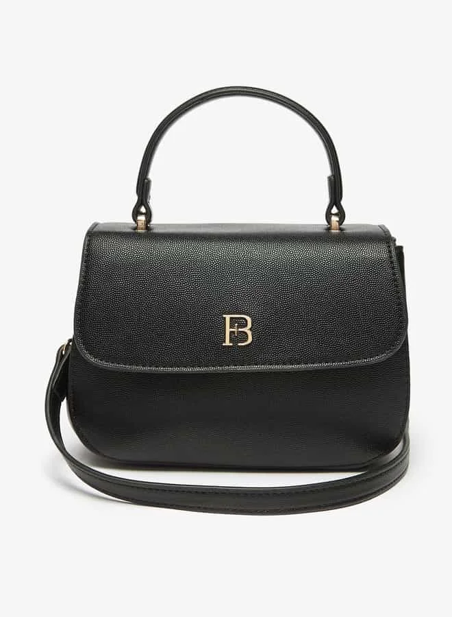 Flora Bella By Shoexpress Women Solid Satchel Bag with Detachable Strap and Top Handle