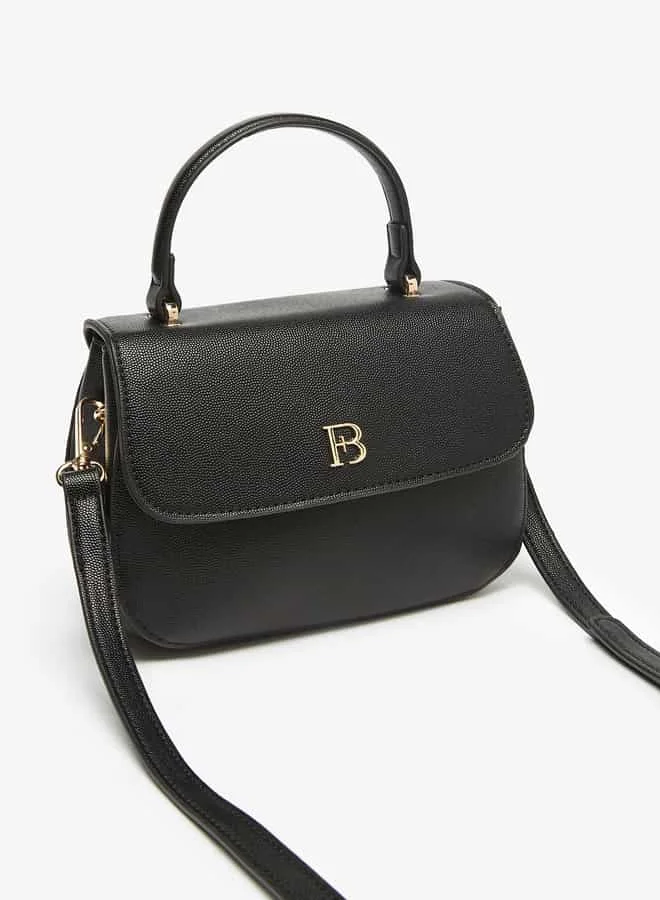 Flora Bella By Shoexpress Women Solid Satchel Bag with Detachable Strap and Top Handle