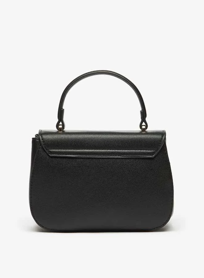 Flora Bella By Shoexpress Women Solid Satchel Bag with Detachable Strap and Top Handle