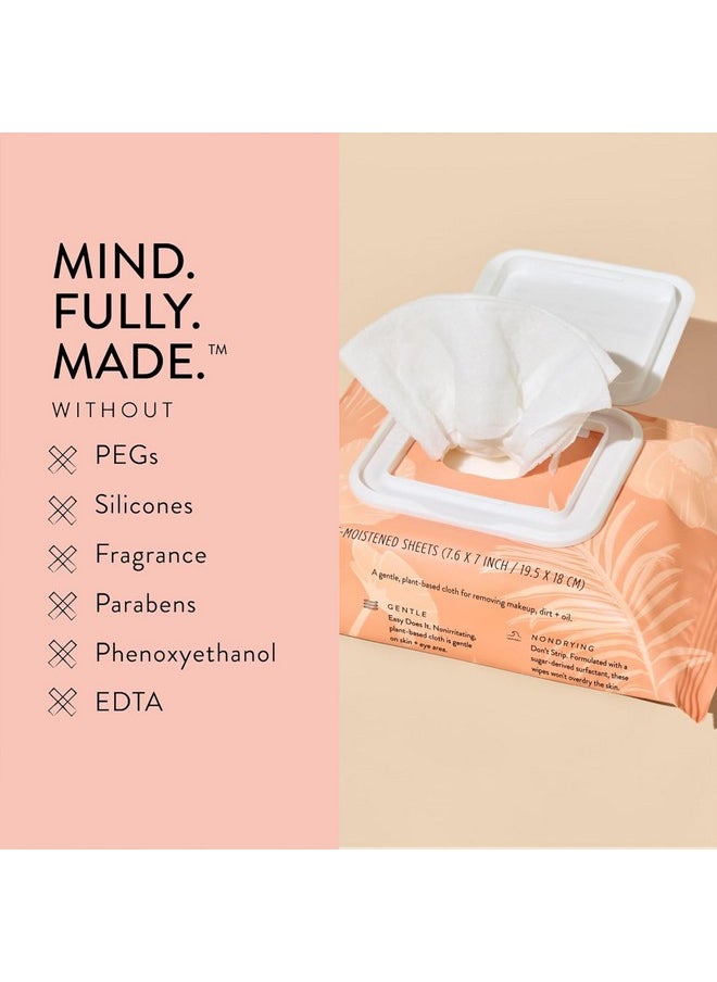 أونيست بيوتي مناديل إزالة المكياج من Honest Beauty | معتمدة من EWG، نباتية، مضادة للحساسية | عبوة من 30 قطعة  - Image 3