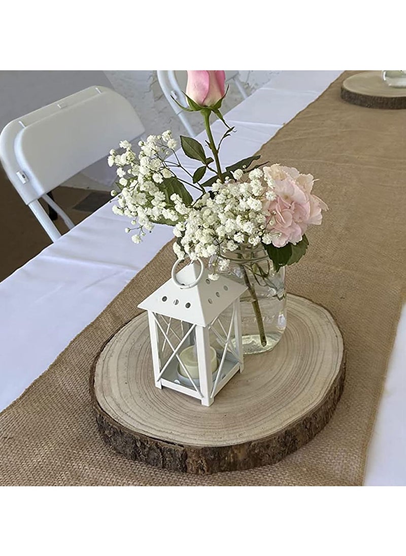 Generic Tree trunk shaped wooden coaster for hot cups and also for plates and can be used as a decoration on your desk or in your home, set of 5 pieces  - Image 3