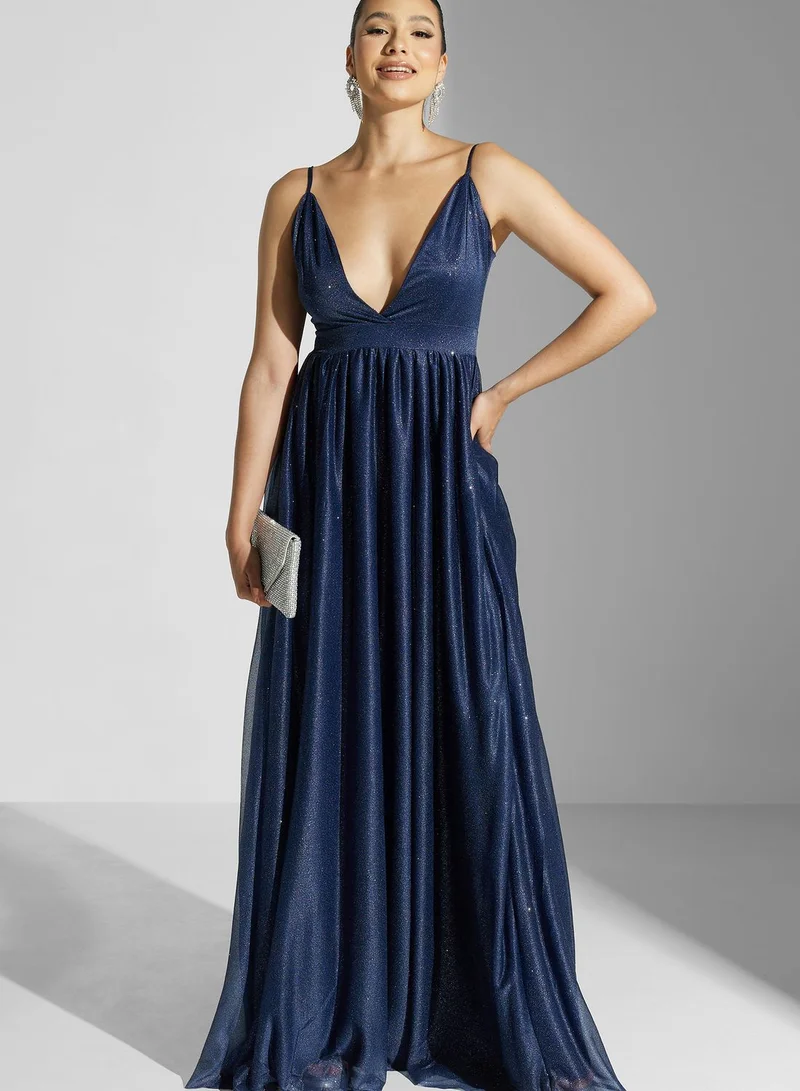 Ella Limited Edition Sparkling V-Neck Dress