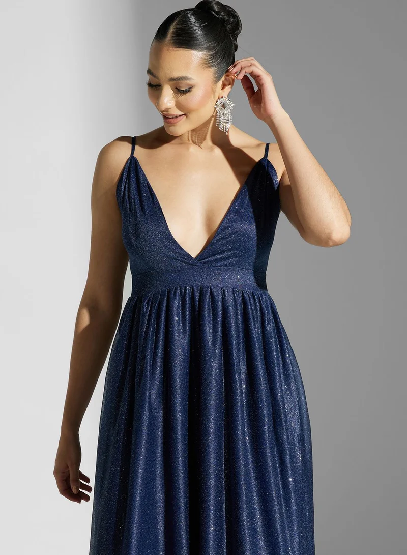 Ella Limited Edition Sparkling V-Neck Dress