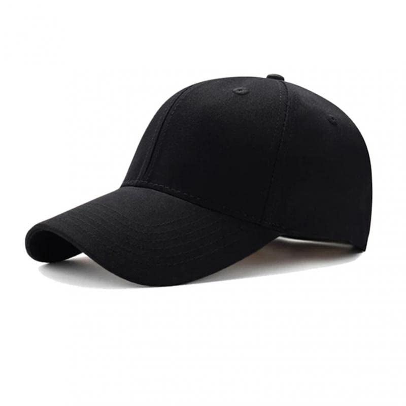 RR DESIGN Baseball Caps Unisex 100% Cotton Sports Caps for Men Women Black - Image 1