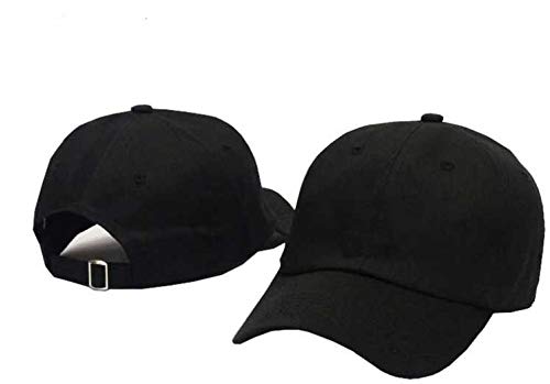 RR DESIGN Baseball Caps Unisex 100% Cotton Sports Caps for Men Women Black - Image 5