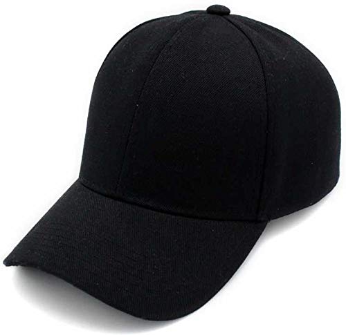RR DESIGN Baseball Caps Unisex 100% Cotton Sports Caps for Men Women Black - Image 4