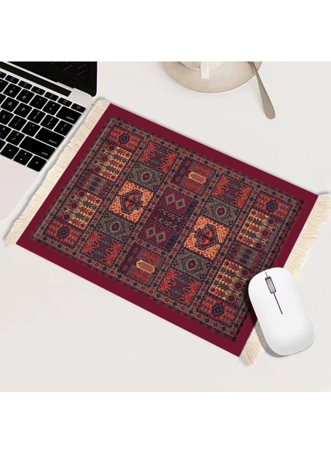 Generic - Tassel Mouse Pad Best-selling Gift Hair Whisker Mouse Pad Felt Row Whisker Environmentally Friendly Rubber Mouse Pad-Colour:Other Styles And Customization-Pattern:ZY-LS-006 - Image 1