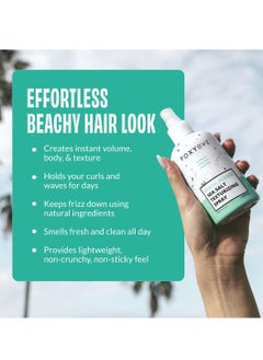 FoxyBae FoxyBae Sea Salt Spray for Hair - Texture Spray for Hair Texturizing & Volumizing Hair Spray with Biotin for Hair Growth & Thickening - Sea Salt Spray for Men & Women - Wavy Hair Products - 8 Fl Oz  - Image 3